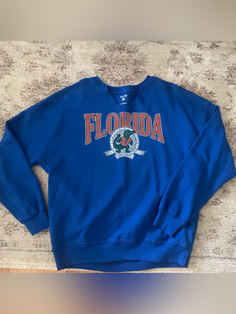Hollister University of Florida Gators Blue Crewneck Sweatshirt